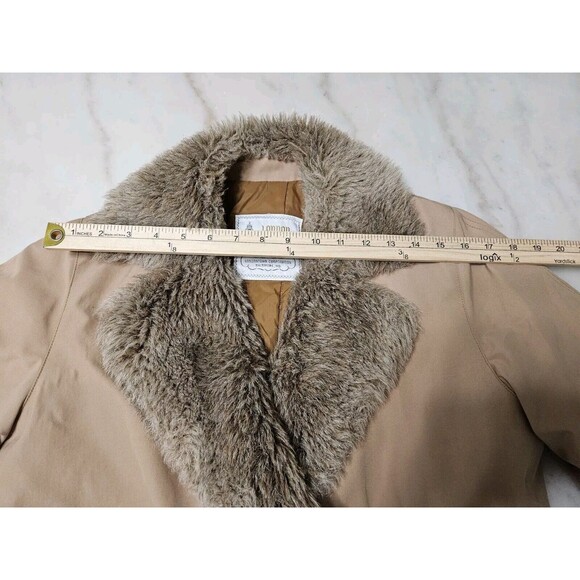 London Fog Faux Fur Coat Size 6 Reg - Picture 6 of 8